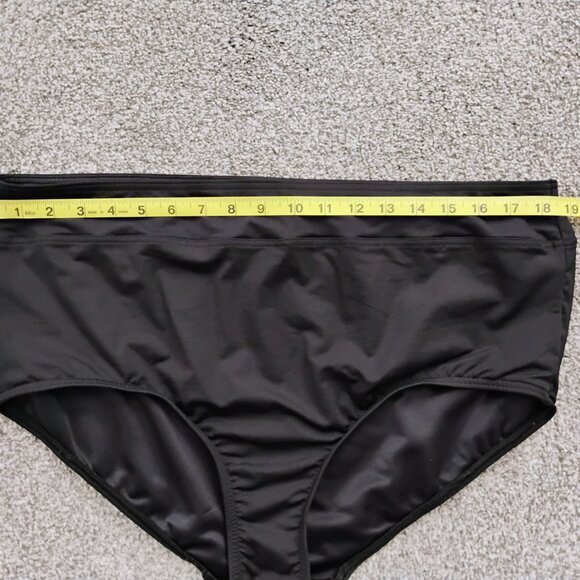 Land's End Women's Black Bikini Brief 18W - Picture 4 of 5